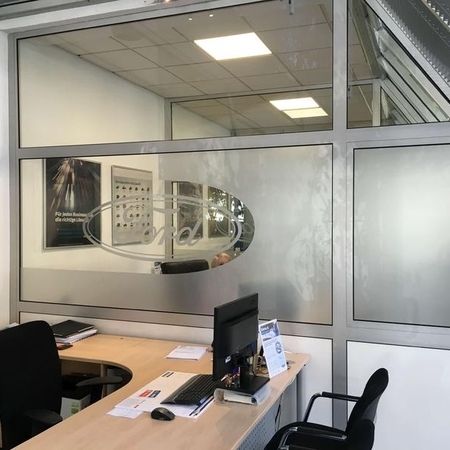 Eine Folierung für Glas für die Firma Ford